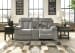 Mitchiner - Fog - 3 Pc. - Double Reclining Loveseat with Console, Stanah End Table, Chair Side End Table