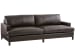Barclay Butera Upholstery - Horizon Leather Sofa - Dark Brown - 30.5"