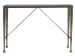 Signature Designs - Cortona Console With Glass Top - Dark Gray
