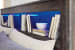 Drystan - Brown / Beige - Queen Bookcase Headboard