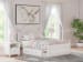 Kozlani - Full Upholstered Panel Storage Bed - White