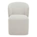 Larson - Rolling Dining Chair - Heather Gray