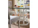 Escape - 44" Dining Table - Pearl Silver