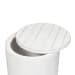 Modern Farmhouse - Drum End Table - White