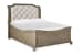 Tinley Park - Complete California King Sleigh Bed With Shaped Footboard - Dove Tail Grey