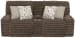 Lynx - Power Reclining Console Loveseat With Zero Gravity - Mocha