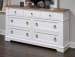 Kingston - Drawer Dresser - Whisper White And Cerused Nutmeg