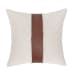 Villa Classics - Steam Pillow 26' x 26' - Natural/Kona Brown