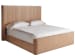 New Modern - Walker Panel Bed California King - Light Brown