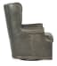CC - Mai Wing Swivel Club Chair - Dark Gray