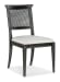 Charleston - Upholstered Seat Side Chair (Set of 2) - Black / Gray