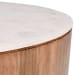 Josie - Round Coffee Table - Umber/Marble