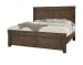Cool Rustic - King Mansion Bed With Mansion Footboard - Mink