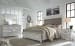 Kanwyn - Whitewash - 8 Pc. - Dresser, Mirror, Chest, California King Panel Upholstered Bed, 2 Nightstands