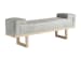 Sunset Key - Abbott Leather Bench - Gray