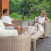 Kirkham - Indoor-Outdoor Wood Coffee Table - Woodtone