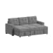 Homer - 2 Piece Sectional - Clementine Gray