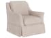 Henri - Skirted Swivel Chair, Special Order - Beige