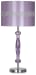 Nyssa - Purple - Metal Table Lamp