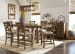 Moriville - Dark Gray - 8 Pc. - Counter Extension Table, 6 Barstools, Server