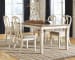 Realyn - White - 5 Pc. - Extension Table, 4 Ribbonback Side Chairs