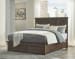 Johurst - Grayish Brown - 5 Pc. - Dresser, Mirror, Queen Panel Bed with 4 Storage Drawers