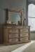 Markenburg - Brown - 8 Pc. - Dresser, Mirror, Chest, Queen Panel Bed, 2 Nightstands