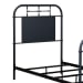 Vintage Series - Twin Metal Headboard - Navy
