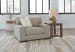 Maggie - Flax - 2 Pc. - Chair And A Half, Ottoman