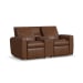 Aria - Power Reclining Loveseat With Console - Sedona