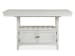 Heron Cove - Extendable Counter Height Dining Table With 4 Counter Chairs And Buffet - Chalk White And Dovetail Gray