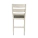 Brook Bay - Slat Back Upholstered Counter Chair (RTA) - White