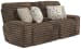 Lynx - Power Reclining Console Loveseat With Zero Gravity - Mocha