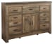 Trinell - Brown - Dresser With Fireplace Option