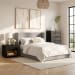 Angeline - Complete Full Non-Storage Bed - Gray Fabric