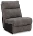 Next-Gen Durapella - 5-Piece Power Reclining Sectional With RAF And LAF Recliners - Slate