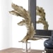 Fall Leaves - Sculpture - Champagne