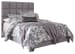 Dolante - Gray - Queen Upholstered Bed - Square Tufting