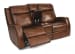 Mustang Power Reclining Loveseat with Console & Power Headrests