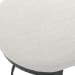 Infinity - Accent Stool - White & Black