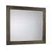 Crafted Oak - Landscape Mirror Beveled Glass - Dark Brown