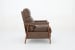 Ashland (B) - Recliner Push Thru The Arm - Oasis-Walnut