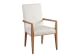 Laguna - Mosaic Upholstered Arm Chair - White
