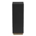 Pulaski Accents - Small Lava Stone Metal Base Pedestal - Black