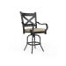 Monterey - Barstool, With Self Welt - Linen Stone / Black