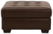 Donlen - Chocolate - Oversized Accent Ottoman