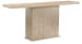 Geometry - Console Table - Polished Limestone