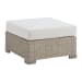 Ollie - 3 Piece Patio Conversation Set (Sofa, Chair & Ottoman) - Tan And Olefin White Cream