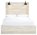 Cambeck - Queen Panel Bed With Side Storage Drawers - Whitewash