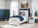 Bostwick Shoals - White - Twin Panel Bed With Framed Footboard